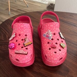 Platform Barbie croc
